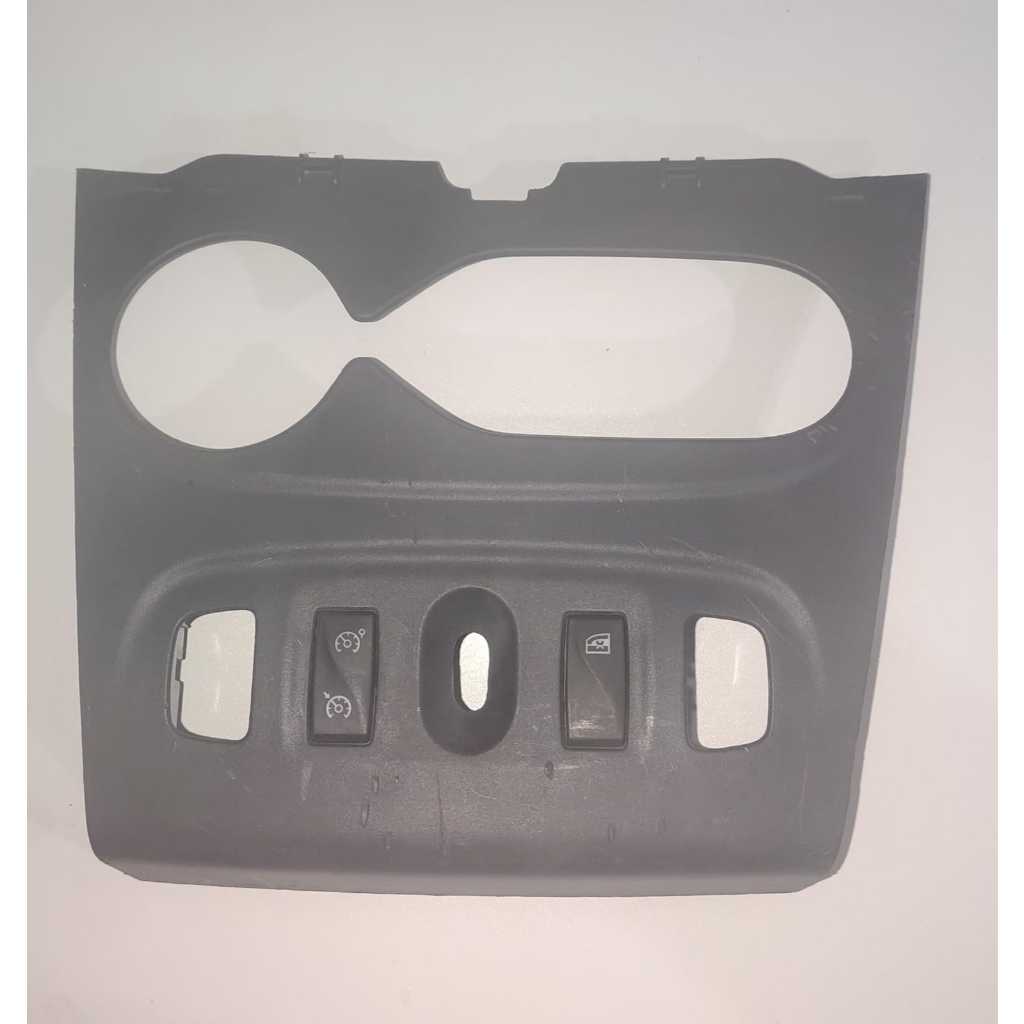 Moldura Original Painel Central Renault Sandero Logan 275002137 com botões