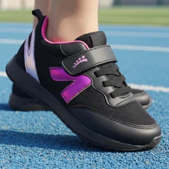 Tênis Infantil Ortopasso Jogging Menina Menino Estilo V Elástico Velcro