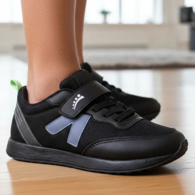 Tênis Infantil Ortopasso Jogging Menina Menino Estilo V Elástico Velcro em Oferta na Shopee