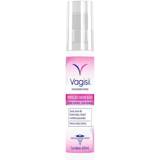 DESODORANTE ÍNTIMO ODOR BLOCK VAGISIL - 60ML em Oferta na Shopee
