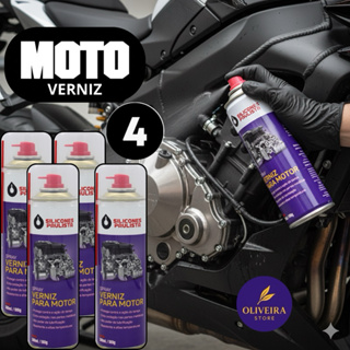 Kit 2,3,4 Spray Verniz para Moto 300ml Silicones Paulista em Oferta na Shopee