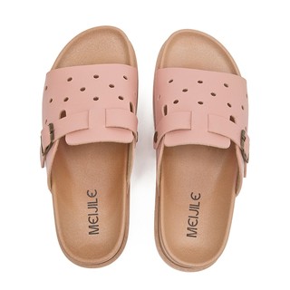 Sandálias Feminino Birken Papete Baixo Fivelas Moderna Ortopédica Design MEIJILE