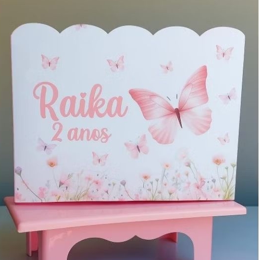 Sacolinha Jardim Das Borboletas Personalizado |Sacolinha ILembrancinha | Mimos | Aniversário| PEGUE E MONTE..
