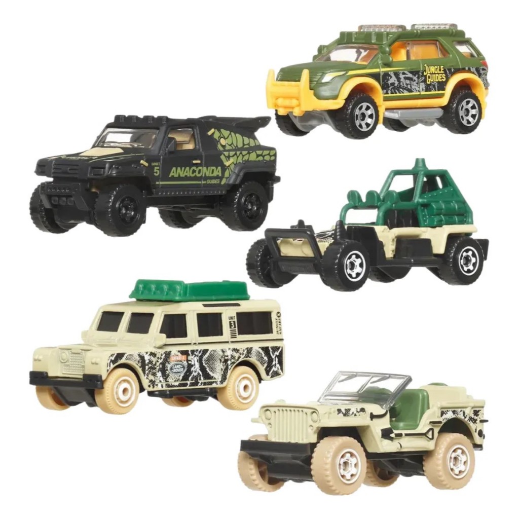 Matchbox Adventure Guides Jeep Willys Land Rover Ford Explorer Mattel 1:64