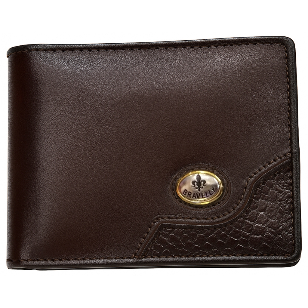 Carteira Premium Masculina Couro Presente Porta Cartões Documentos Dinheiro em Oferta na Shopee