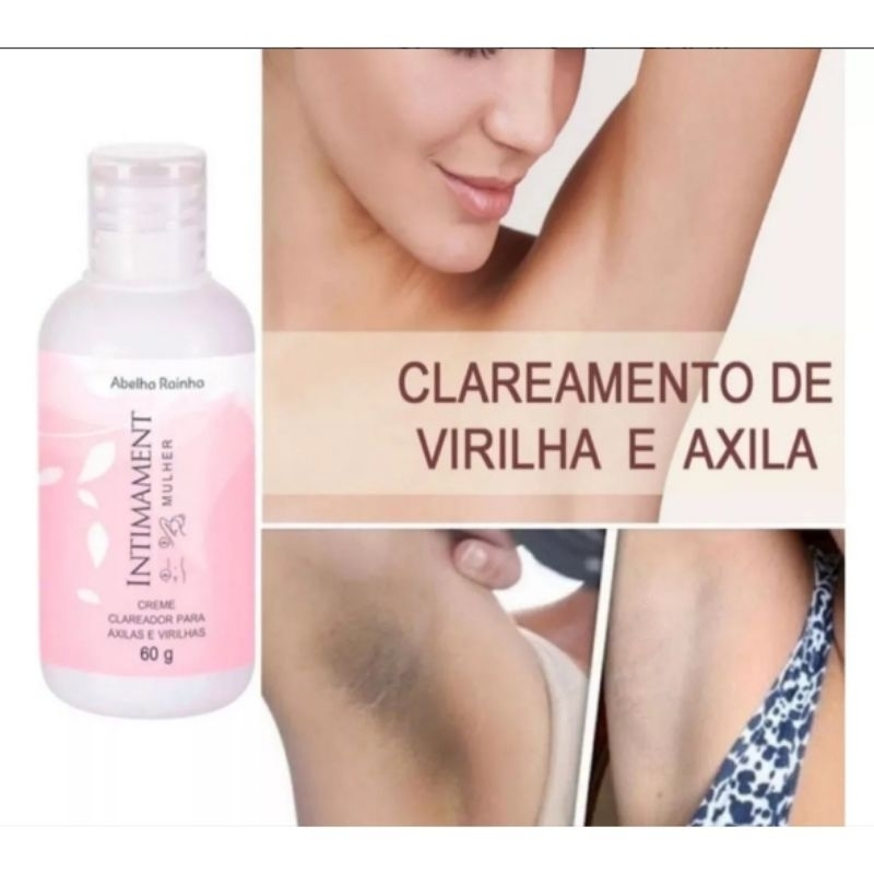 KIT 2 INTIMAMENT - CREME CLAREADOR PARA AXILAS E VIRILHAS 60 G  - 2222 ABELHA RAINHA