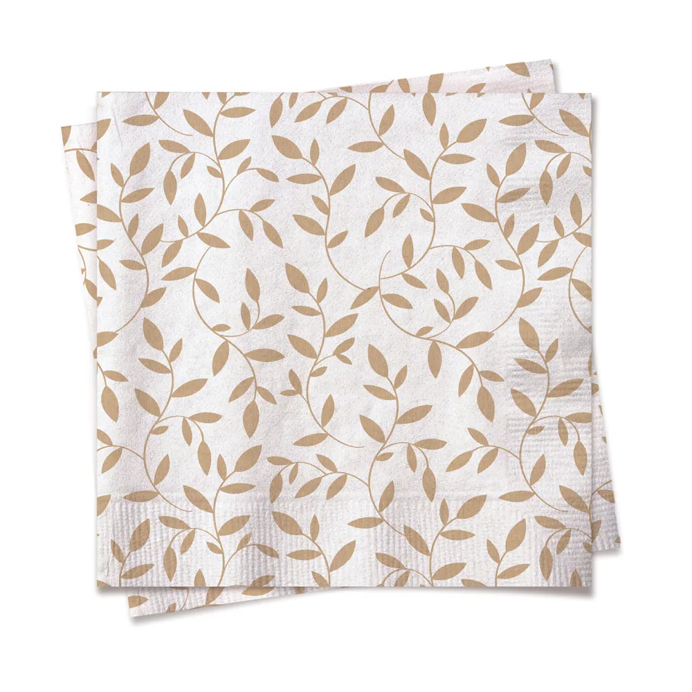 GUARDANAPO PAPEL CROMUS DECOUPAGE TERRAZZO OURO VELHO 33CM X 33CM - C/20 UNID.