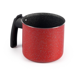 Fervedor Leiteira Antiaderente 12cm Vermelho 1,2 Litros em Oferta na Shopee