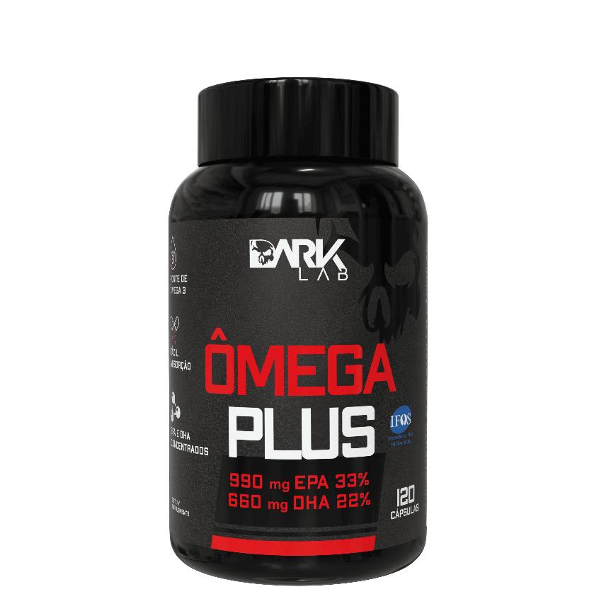 Ômega Plus 120 Caps - Dark Lab em Oferta na Shopee