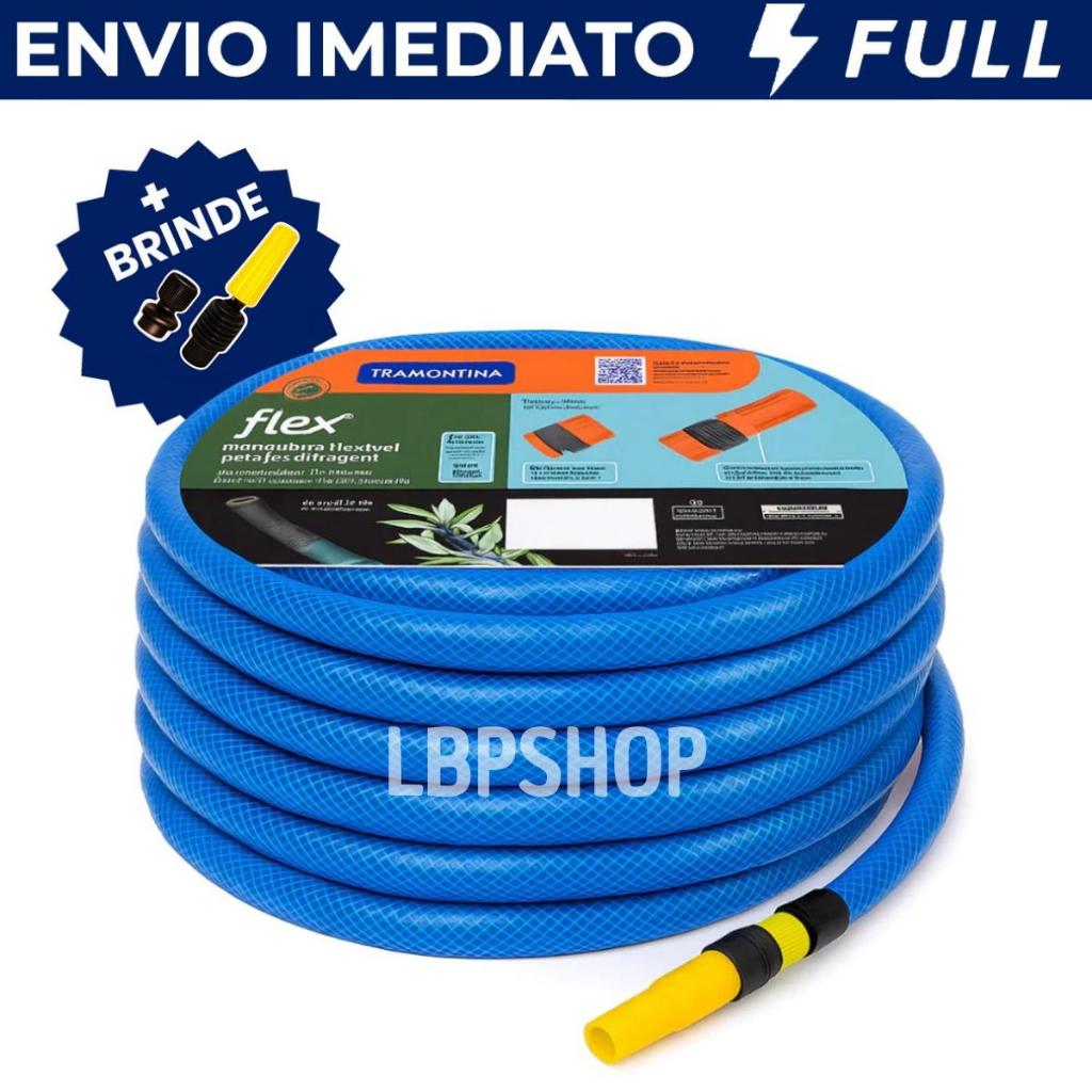 Mangueira De Jardim Reforçada Trançada Completa 10/15/20/25/30/35/50 Metros