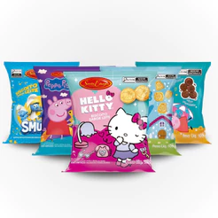 Caixa com 10 Biscoitos Doces Infantis 100g Personagens – Galinha Pintadinha, Peppa Pig, Hello kitty, etc – Santa Edwiges