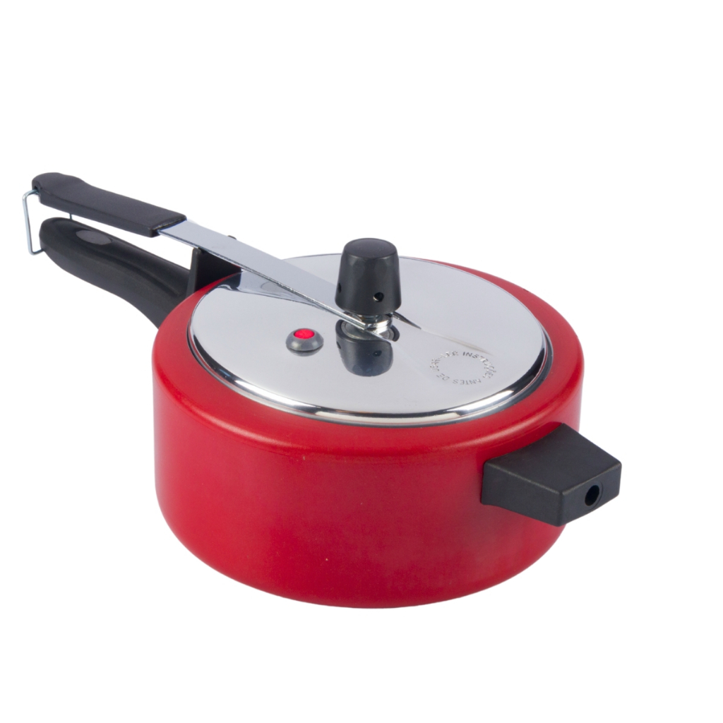 Panela De Pressão Antiaderente 3L Vermelho Nacional em Oferta na Shopee