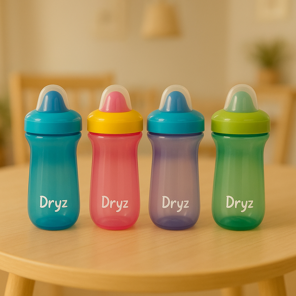 Copo de Transição Infantil Dryz 300 ml  Antivazamento Livre de BPA - Nova tecnologia! em Oferta na Shopee