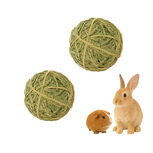 Kit Feno Ball Brinquedo Petisco Para Coelhos Porquinhos Da India Chinchila e Roedores em Oferta na Shopee