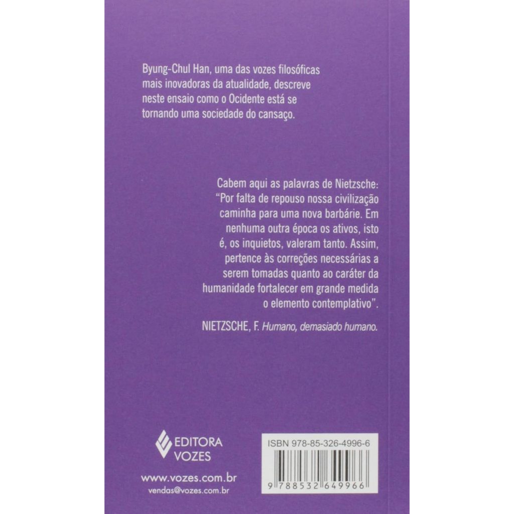 Sociedade do cansaço - Byung-Chul Han