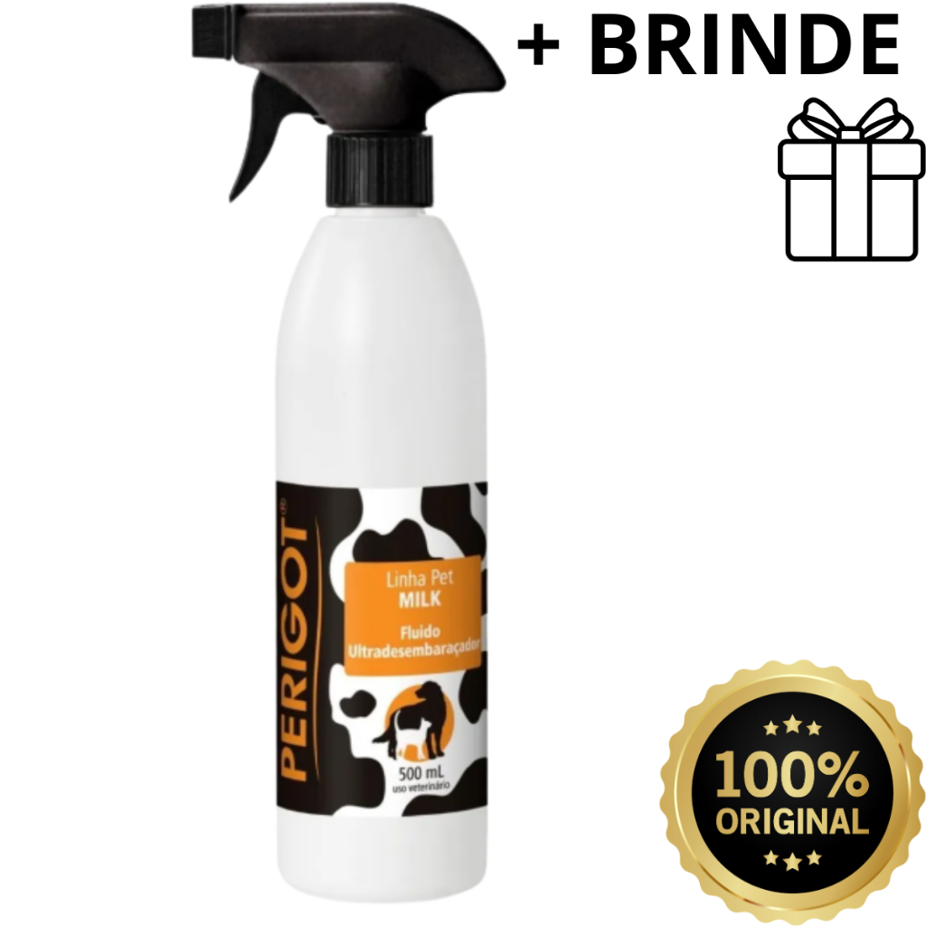 Fluído Ultra Desembaraçador Perigot 500ml - Tira Nós Cachorro Pet