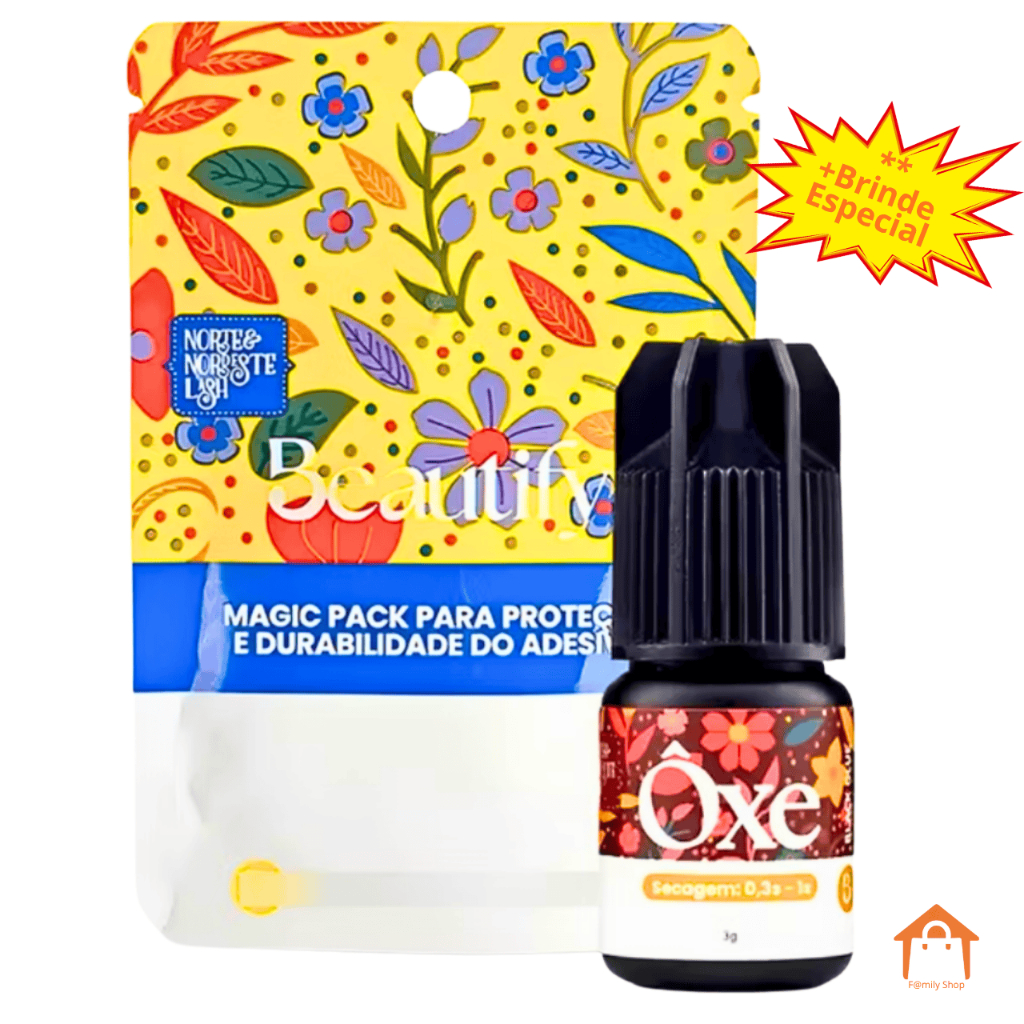 Cola Para Extensão de Cílios Secagem Imediata Beutify Oxe em Oferta na Shopee