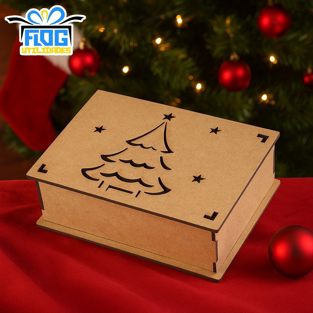 OFERTA! Kit Caixinhas ARVORE DE NATAL Decoração De NATAL em MDF - Enfeites De NATAL
