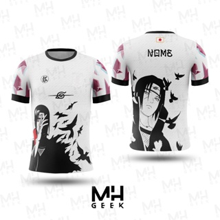 *PERSONALIZE* Camisa Camiseta Anime Naruto Itachi Modelo Japão Personalizada Unisex Adulto Infantil em Oferta na Shopee