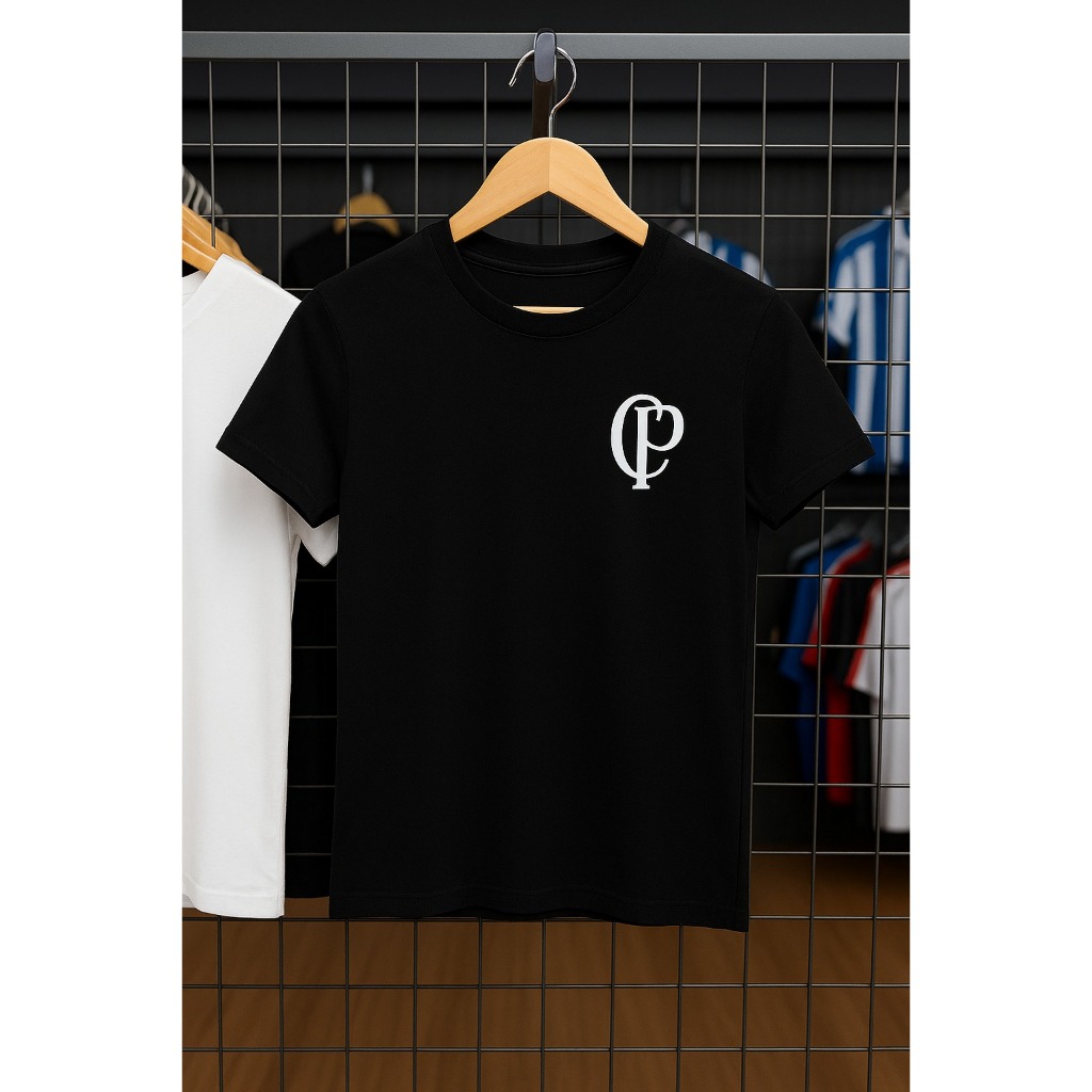 Blusa CP Corinthians Feminina T- Shirt BAby Look Algodão Estampada Time Gavião da Fiel