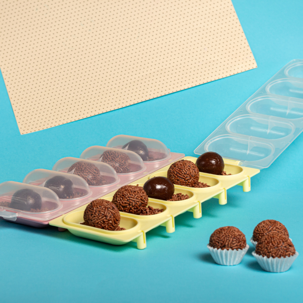 Chocalho Para  Brigadeiro Confeitos -  Blue Star em Oferta na Shopee