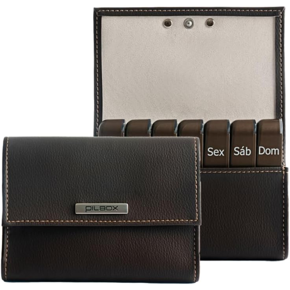 Porta Comprimidos Semanal Pilbox Liberty em Oferta na Shopee