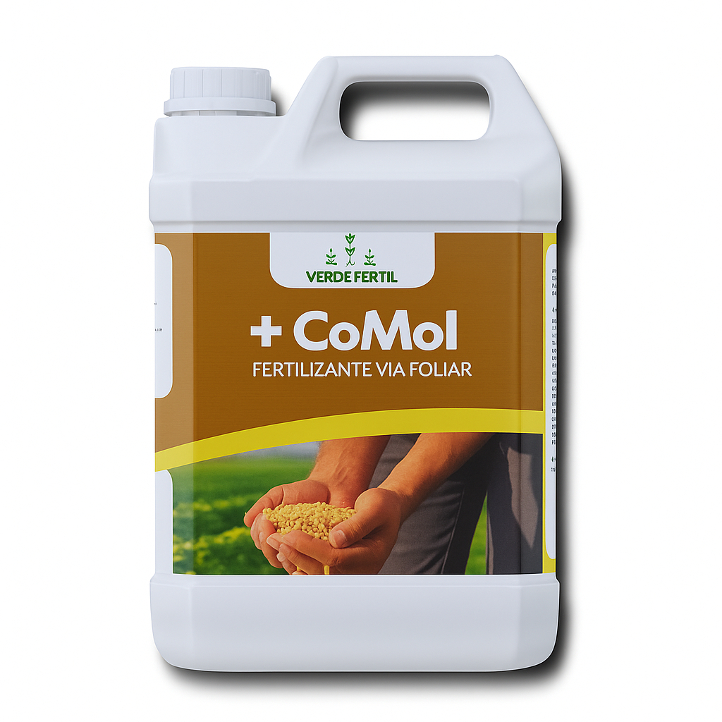 CoMoNi Cobalto Molibdenio Niquel 5 Litros Adubo Liquido E Tratamento de Semente