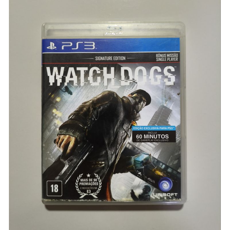 Jogo Watch Dogs - Signature Edition - Original PS3 - Excelente estado