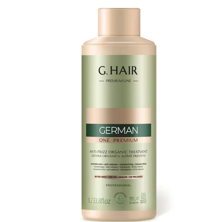Escova Inoar GHair German One Premium 1L Orgânica Sem Formol