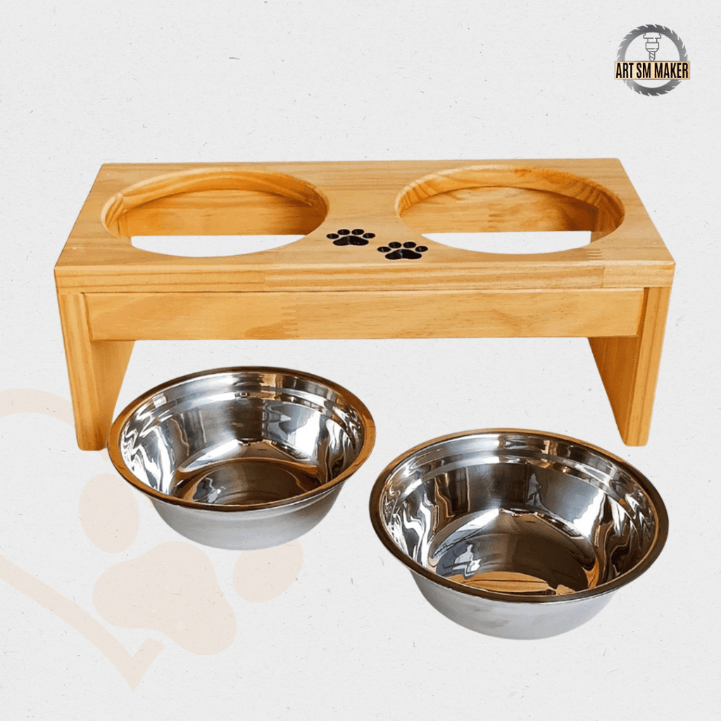 Kit Comedouro Bebedouro Pet Duplo Ergonômico Cachorro Gato Envio Rápido em Oferta na Shopee