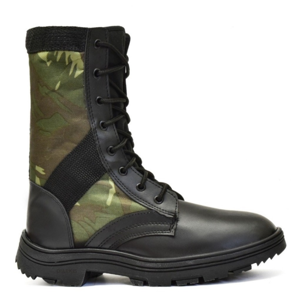 Bota Coturno Militar Adventure Masculino Conforto Extremo Solado Antiderrapante Cano Alto Lançamento