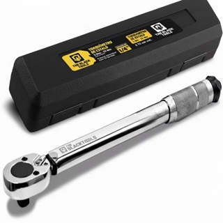 Torquímetro De Estalo Com Estojo 1/4'' 5-24nm 2,5kg  P/ Soquetes - Prateado em Oferta na Shopee