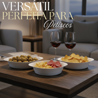 Kit 10 Tigelas Barquinha Vasilha Para Petiscos Pote Cumbuca Petisqueira Caldos Servir Petiscos Festa em Oferta na Shopee