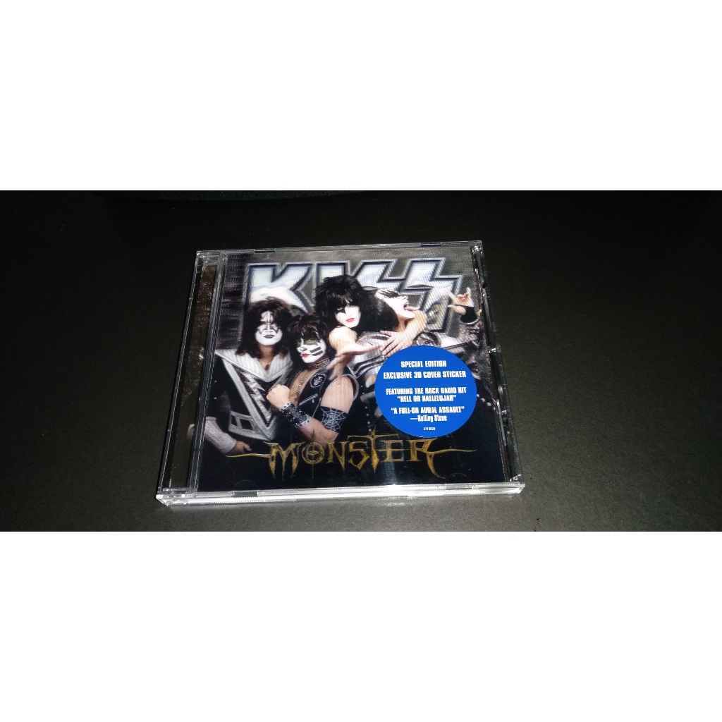 CD Europeu Kiss Monster Special Edition 3 D Cover Sticker