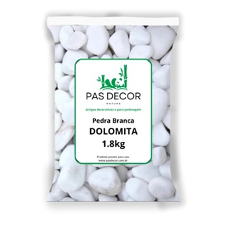 Pedra Seixo Branca Dolomita Para Decoração de Vaso Jardim Ornamentais - 1, 3 e 5 kg em Oferta na Shopee