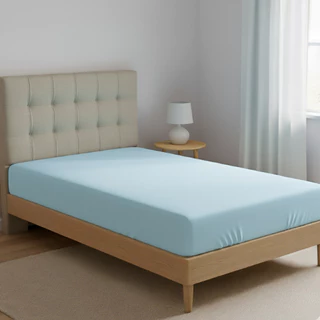 01 Lençol Solteiro Avulso Percal 400 Fios com Elástico 188cm x 88cm Alta Qualidade