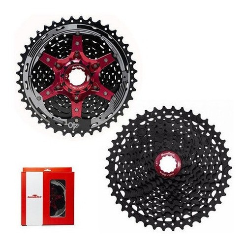 Cassete Sunrace Mtb Mx3 10v 11/40 Preto Bike K7 Catraca 40d