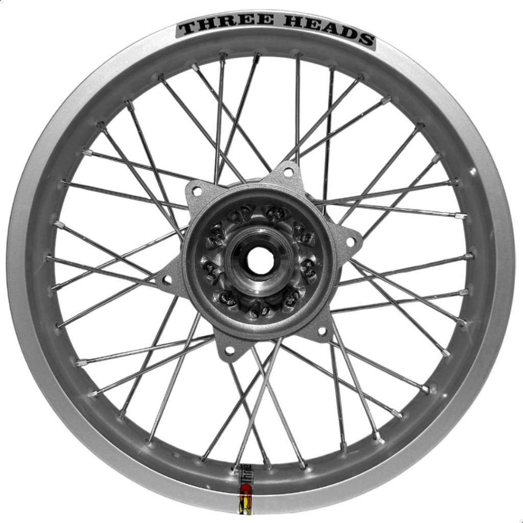 Roda Tras Nxr Bros 125 150 160 Tambor Three Heads Polido 4mm