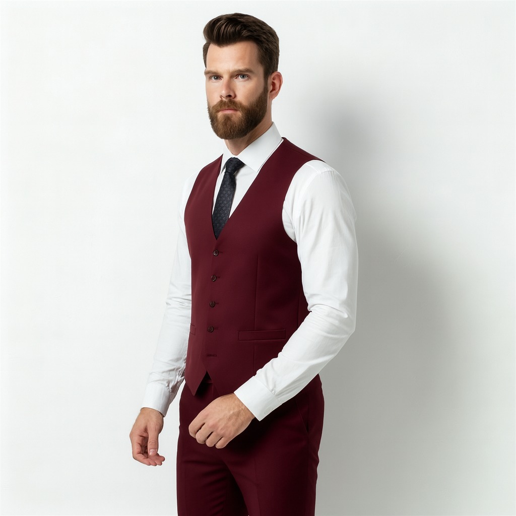 Colete Social Masculino Corte Slim de Luxo - Para Todas as Ocasiões. em Oferta na Shopee