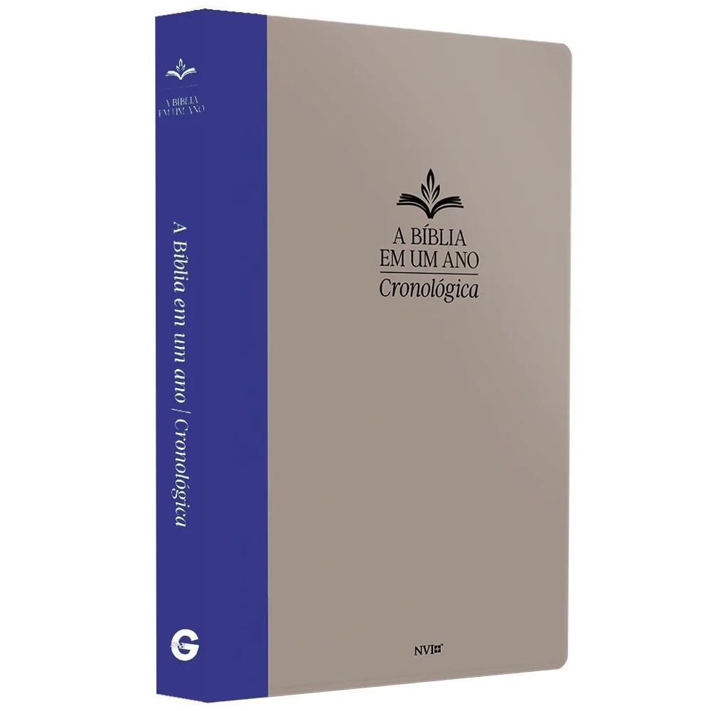 A Bíblia Em Um Ano - Cronológica - NVI - Capa Dura Cinza em Oferta na Shopee