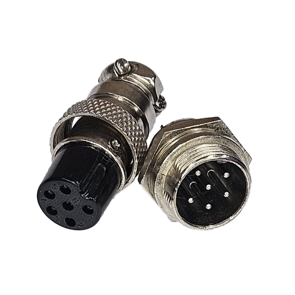 CONECTOR MIKE GX16 METÁLICO – 400V em Oferta na Shopee