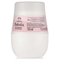 Desodorante Antitranspirante Roll-on Tododia Pele Uniforme (Antigo Aclarar) 70 ml- PRODUTO ORIGINAL