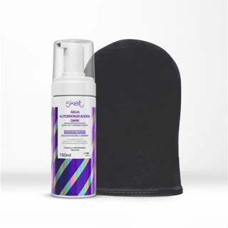 Kit Autobronzeador Expert Bronzeado Intenso - Água Autobronzeadora Dark + Luva Aplicadora em Oferta na Shopee