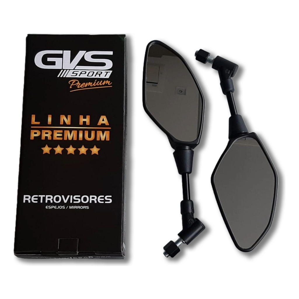 Retrovisor Gvs Mt 03 07 09 Giro 360° Yamaha Lente Convexa em Oferta na Shopee