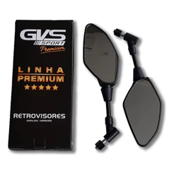 Retrovisor Gvs Mt 03 07 09 Giro 360° Yamaha Lente Convexa