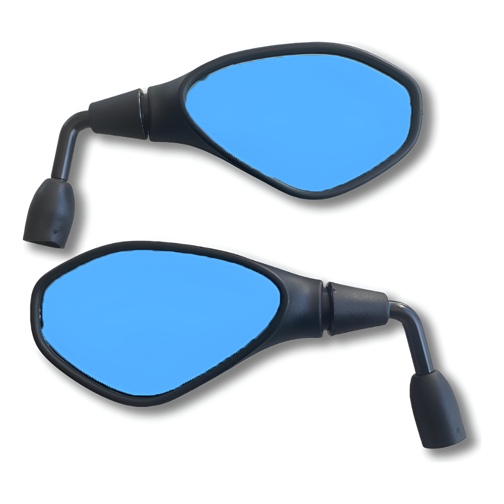 Retrovisor Rvg Bmw F800 Rebaixado 90° Honda Plano Azul em Oferta na Shopee