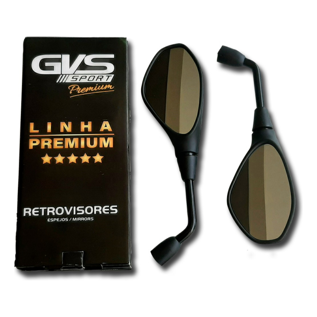 Retrovisor Gvs Bmw F800 Fixo Honda Lente Convexa Fumê em Oferta na Shopee