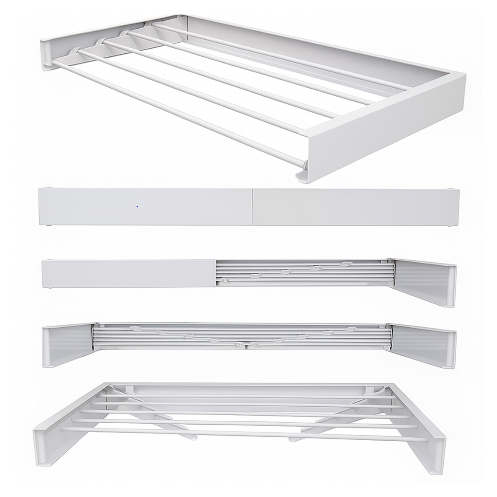 Varal Retrátil Mágico – Diversos Tamanhos para Ambientes Pequenos | Moderno e Funcional