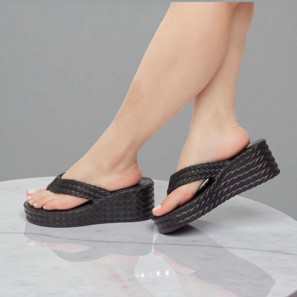 Tamanco Marrocos Feminino Moda Verão – Plataforma Alta, Antiderrapante e Confortável