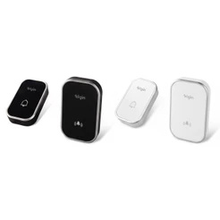 Campainha Sem Fio Elgin Bivolt Preto ou Branco Alcance 280 Metros Livres Com 36 Toques - Elgin